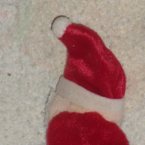 Plush Unstuffed Animal Red and White Santa Clause Toy Tagless - Picture 7 of 10